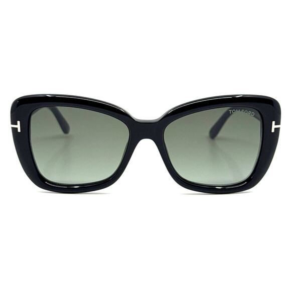 New, TOM FORD Maeve Sunglasses TF1008 01B Authentic - Picture 1 of 13